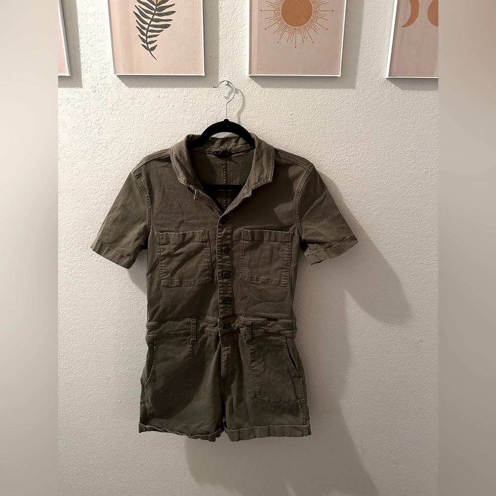 Olive lucky brand romper